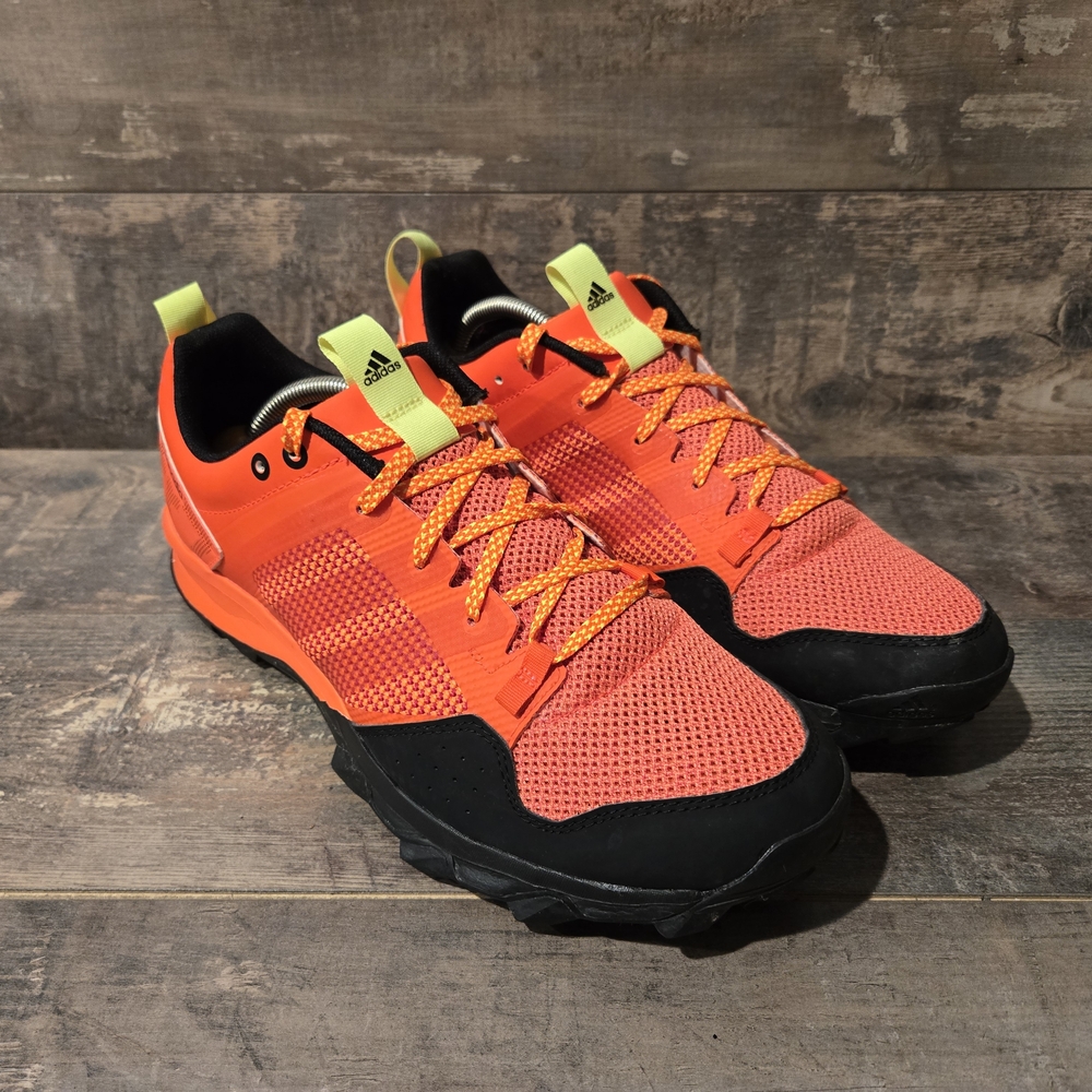 Adidas Kanadia 7 TR Trail Runner Running Vivid Red Men ● 10.5